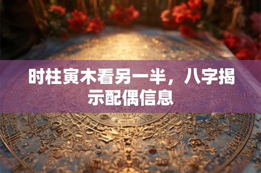 时柱寅木看另一半，八字揭示配偶信息