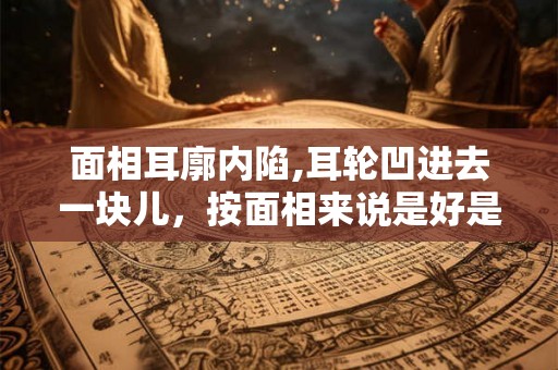 面相耳廓内陷,耳轮凹进去一块儿，按面相来说是好是坏？