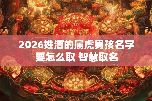 2026姓漕的属虎男孩名字要怎么取 智慧取名