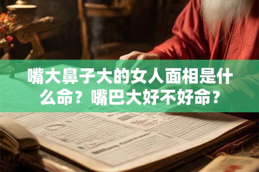嘴大鼻子大的女人面相是什么命？嘴巴大好不好命？