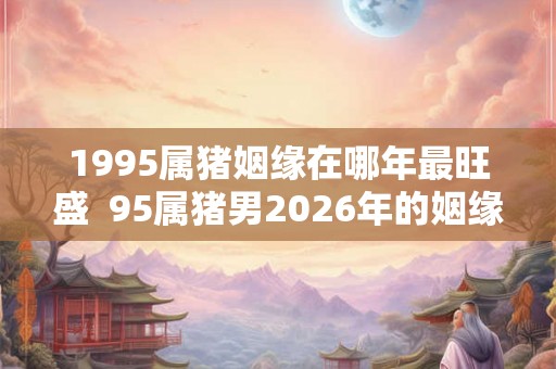 1995属猪姻缘在哪年最旺盛  95属猪男2026年的姻缘