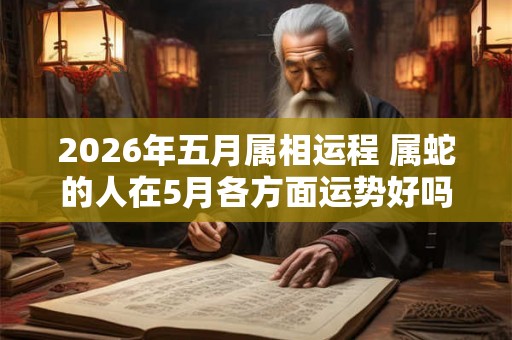 2026年五月属相运程 属蛇的人在5月各方面运势好吗 2026年五月属相运程 属蛇的人在5月各方面运势好吗