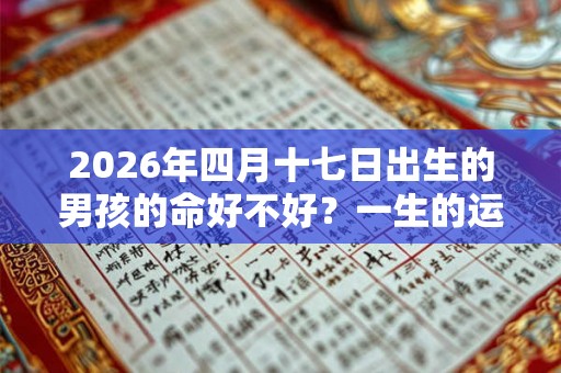 2026年四月十七日出生的男孩的命好不好?一生的运势如何? 2026年四月十七日出生的男孩的命好不好?一生的运势如何?