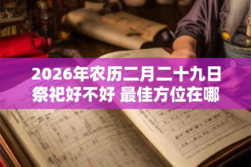 2026年农历二月二十九日祭祀好不好 最佳方位在哪里