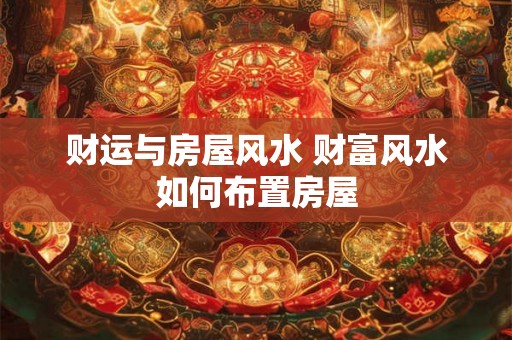 财运与房屋风水 财富风水如何布置房屋