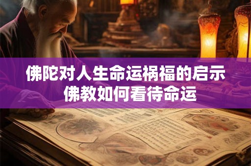 佛陀对人生命运祸福的启示  佛教如何看待命运