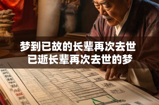 梦到已故的长辈再次去世 已逝长辈再次去世的梦