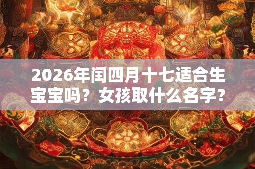 2026年闰四月十七适合生宝宝吗？女孩取什么名字？