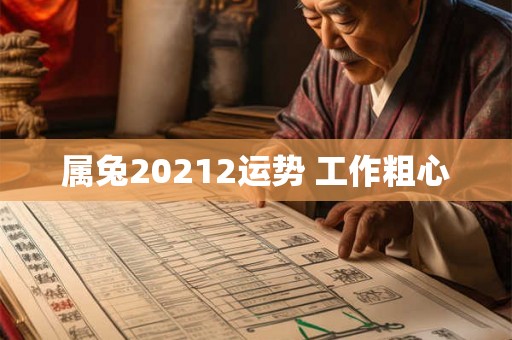 属兔20212运势 工作粗心 属兔20212运势 工作粗心