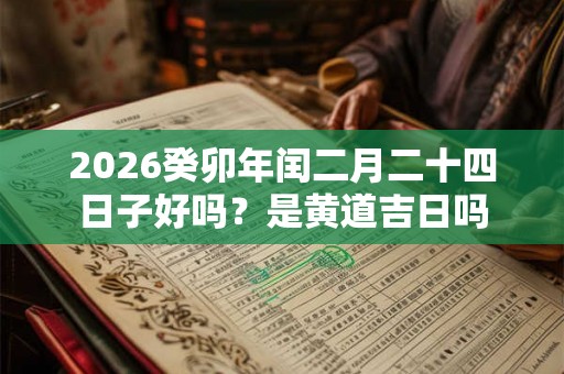 2026癸卯年闰二月二十四日子好吗？是黄道吉日吗