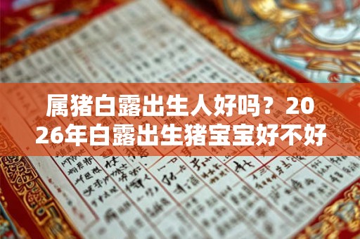 属猪白露出生人好吗?2026年白露出生猪宝宝好不好? 属猪白露出生人好吗?2026年白露出生猪宝宝好不好?