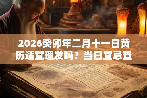 2026癸卯年二月十一日黄历适宜理发吗？当日宜忌查询