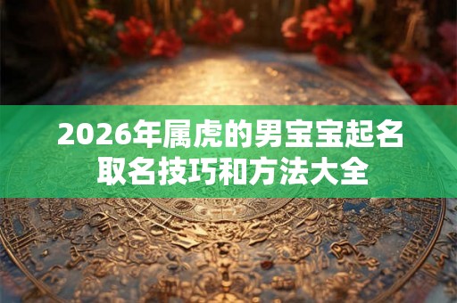 2026年属虎的男宝宝起名 取名技巧和方法大全