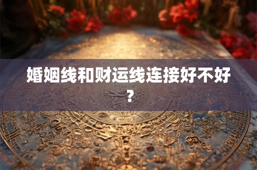 婚姻线和财运线连接好不好? 婚姻线和财运线连接好不好?