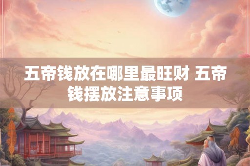 五帝钱放在哪里最旺财 五帝钱摆放注意事项 五帝钱放在哪里最旺财 五帝钱摆放注意事项