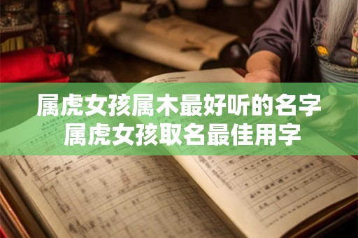 属虎女孩属木最好听的名字 属虎女孩取名最佳用字