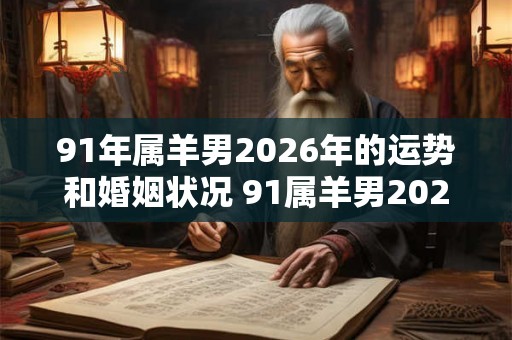 91年属羊男2026年的运势和婚姻状况 91属羊男2026年运势婚姻如何