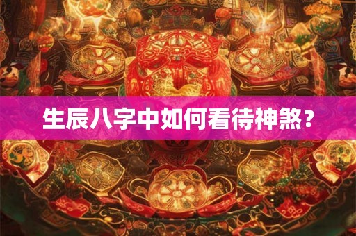 生辰八字中如何看待神煞？
