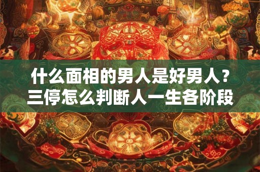 什么面相的男人是好男人？三停怎么判断人一生各阶段的运气？
