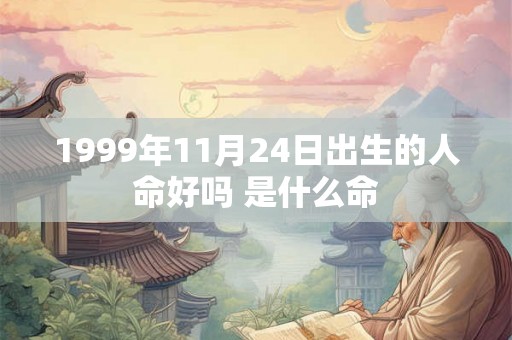 1999年11月24日出生的人命好吗 是什么命