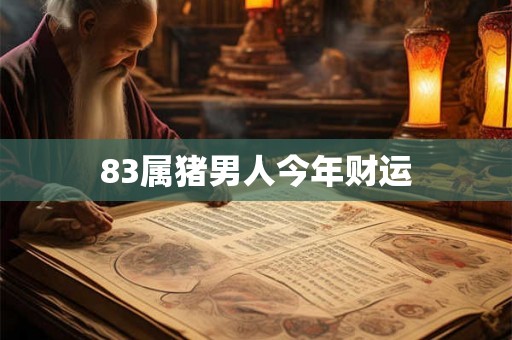 83属猪男人今年财运 83属猪男人今年财运