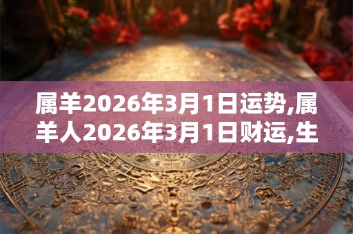 属羊2026年3月1日运势,属羊人2026年3月1日财运,生肖羊2026年3月1日运势