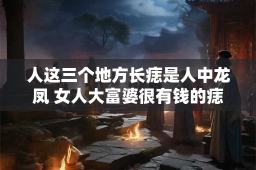 人这三个地方长痣是人中龙凤 女人大富婆很有钱的痣