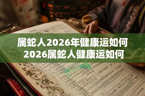 属蛇人2026年健康运如何 2026属蛇人健康运如何 属蛇人2026年健康运如何 2026属蛇人健康运如何