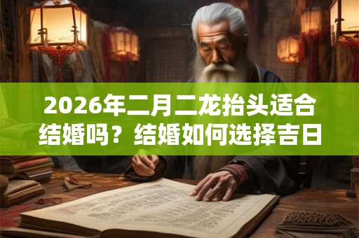 2026年二月二龙抬头适合结婚吗？结婚如何选择吉日？