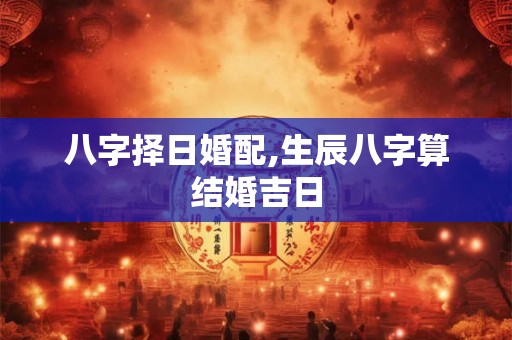 八字择日婚配,生辰八字算结婚吉日 八字择日婚配,生辰八字算结婚吉日