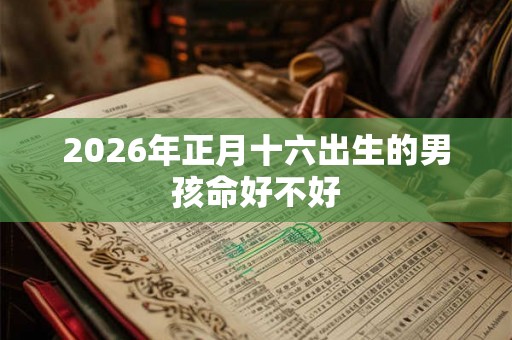 2026年正月十六出生的男孩命好不好