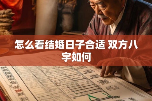 怎么看结婚日子合适 双方八字如何 怎么看结婚日子合适 双方八字如何