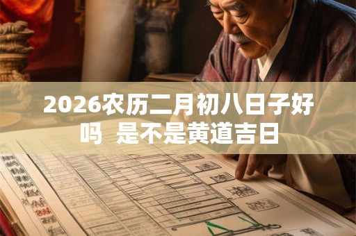 2026农历二月初八日子好吗  是不是黄道吉日