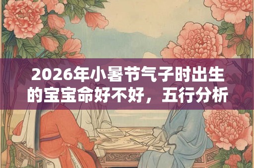 2026年小暑节气子时出生的宝宝命好不好，五行分析