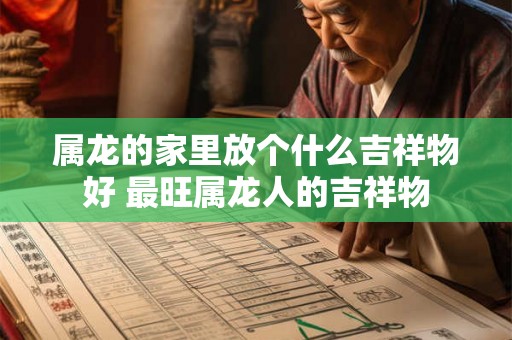 属龙的家里放个什么吉祥物好 最旺属龙人的吉祥物 属龙的家里放个什么吉祥物好 最旺属龙人的吉祥物
