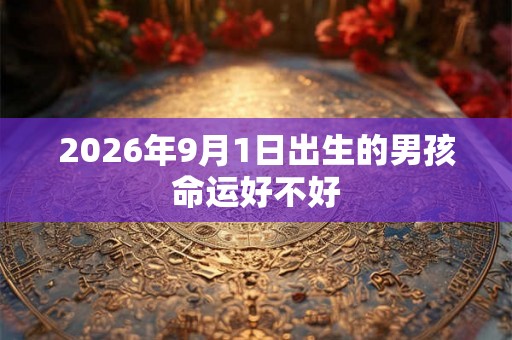 2026年9月1日出生的男孩命运好不好