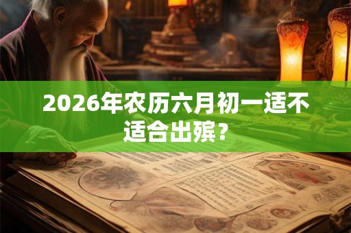 2026年农历六月初一适不适合出殡？