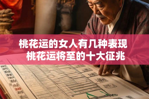 桃花运的女人有几种表现  桃花运将至的十大征兆