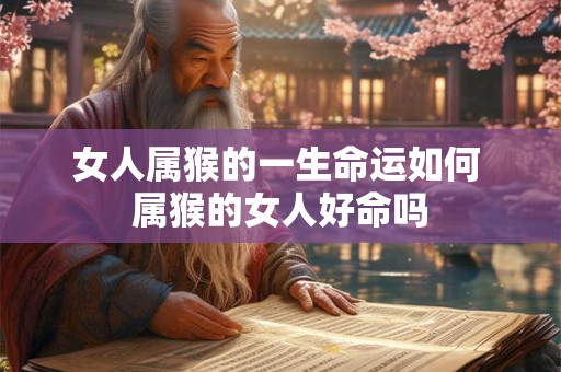 女人属猴的一生命运如何 属猴的女人好命吗