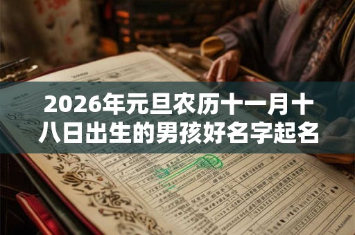 2026年元旦农历十一月十八日出生的男孩好名字起名推荐