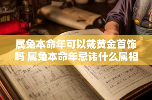 属兔本命年可以戴黄金首饰吗 属兔本命年忌讳什么属相