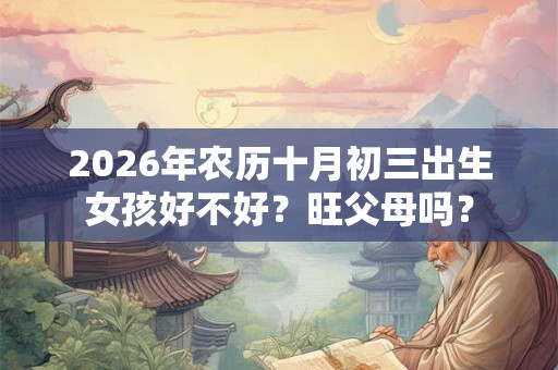 2026年农历十月初三出生女孩好不好？旺父母吗？