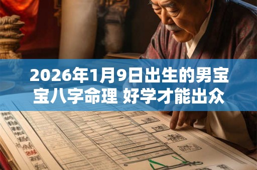 2026年1月9日出生的男宝宝八字命理 好学才能出众 2026年1月9日出生的男宝宝八字命理 好学才能出众