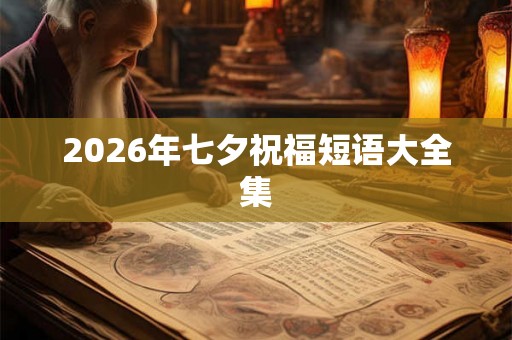 2026年七夕祝福短语大全集