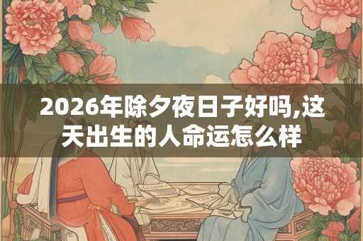 2026年除夕夜日子好吗,这天出生的人命运怎么样