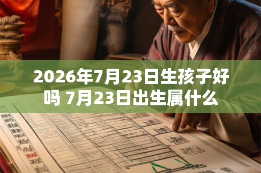 2026年7月23日生孩子好吗 7月23日出生属什么 2026年7月23日生孩子好吗 7月23日出生属什么