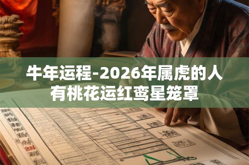 牛年运程-2026年属虎的人有桃花运红鸾星笼罩 牛年运程-2026年属虎的人有桃花运红鸾星笼罩