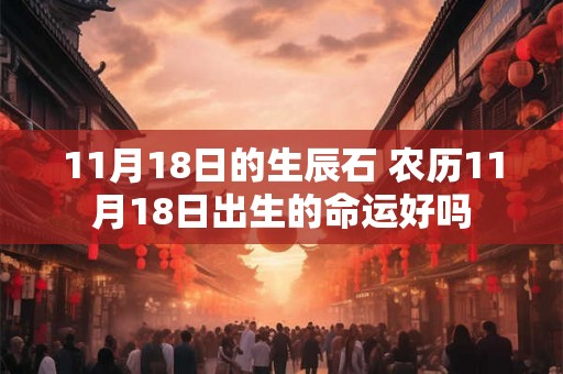 11月18日的生辰石 农历11月18日出生的命运好吗