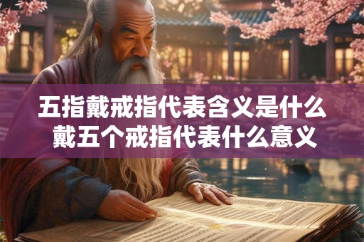 五指戴戒指代表含义是什么 戴五个戒指代表什么意义