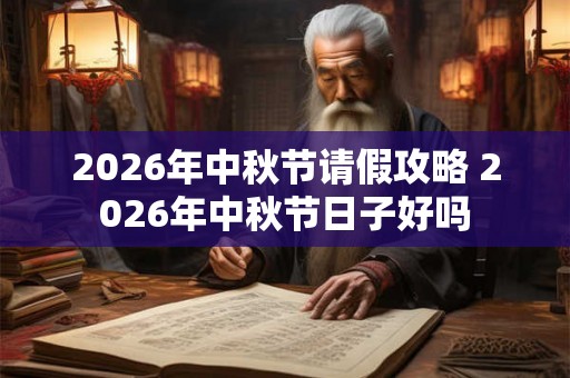 2026年中秋节请假攻略 2026年中秋节日子好吗